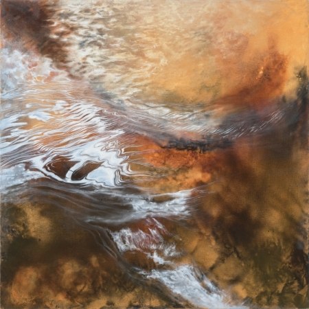 Tannin trails 100x100cm